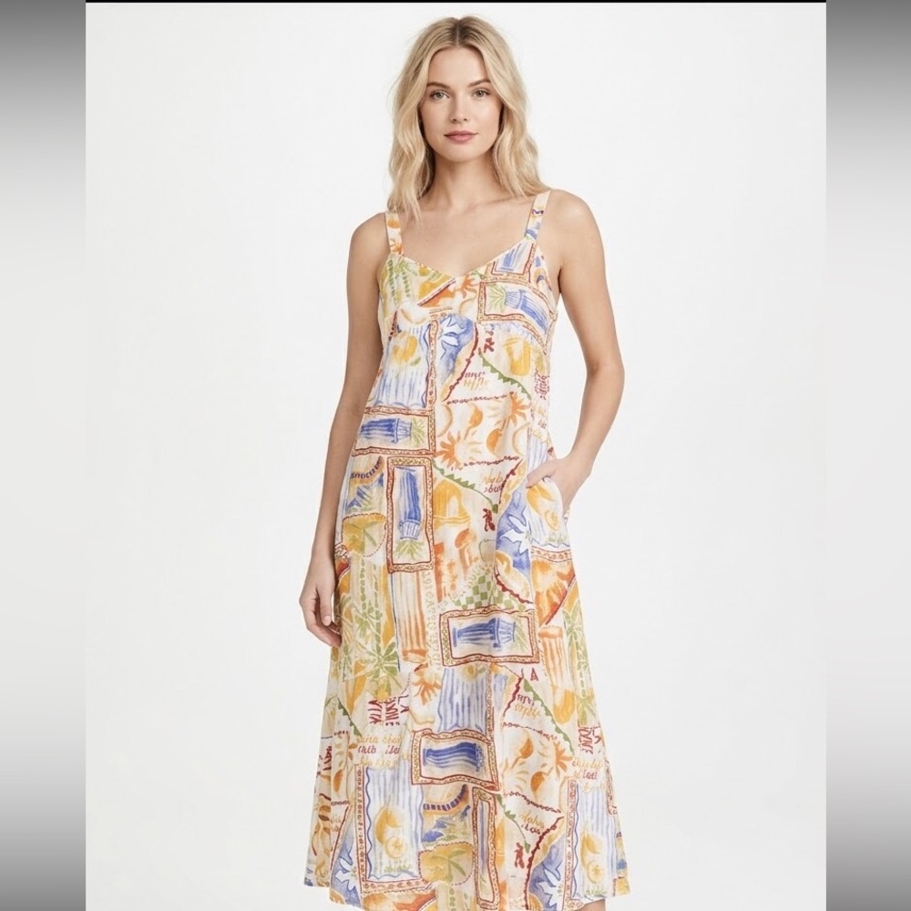 Mille Gabrielle tropical maxi dress size XLarge